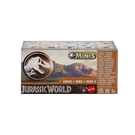 CEYLAN ADAM Nessiworld GWP38 Jurassic World Sürpriz Paketli Mini Dinozor Figürleri