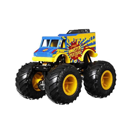 CEYLAN ADAM Nessiworld FYJ64 Hot Wheels Monster Trucks Güçlü İkili 1:64 Arabalar