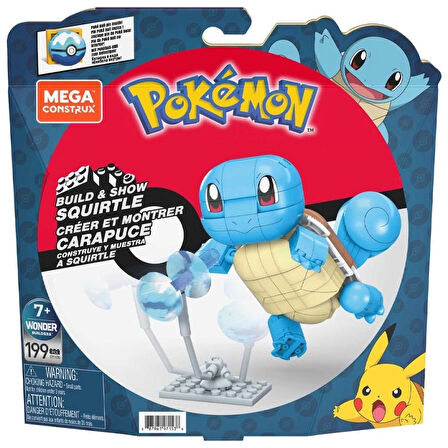 CEYLAN ADAM  GYH00 MEGA™ Pokémon™ Squirtle - Yap ve Oyna Figürler 199 parça +7 yaş