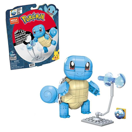CEYLAN ADAM  GYH00 MEGA™ Pokémon™ Squirtle - Yap ve Oyna Figürler 199 parça +7 yaş