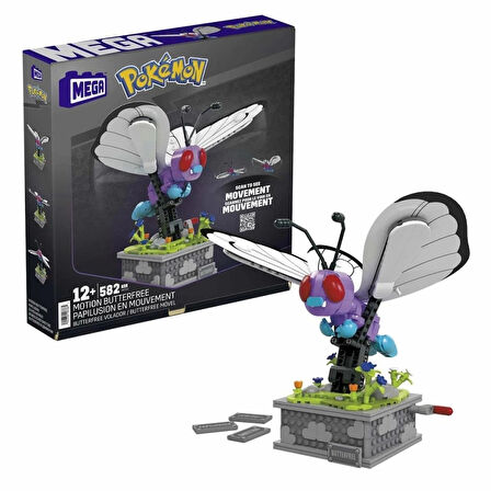 CEYLAN ADAM  HKT22 MEGA™ Pokémon™ Motion Butterfree 582 parça +12 yaş