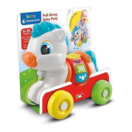 CEYLAN ADAM  17812 Baby Clementoni - Çek Çek Pony