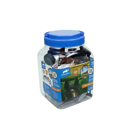 CEYLAN ADAM  SH-D6601-1 2 3 4 30 Parça Hayvan Seti 2 Vahşi - 2 Çiftlik - Vardem Oyuncak