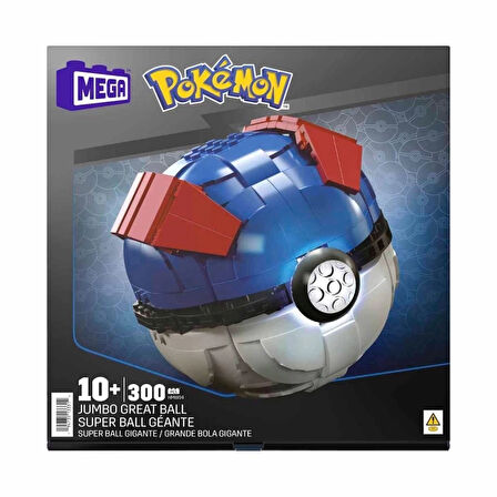 CEYLAN ADAM  HMW04 MEGA Pokémon™ Jumbo Pokeball 299 parça +10 yaş
