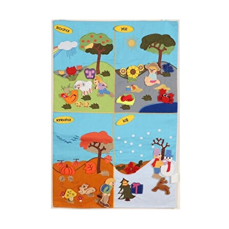 CEYLAN ADAM  AND-5125 Cırtlı Dört Mevsim Pano -Anadolu Oyuncak