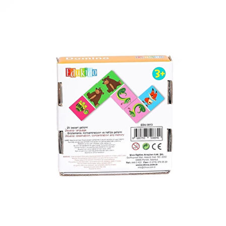 CEYLAN ADAM  EDU-3013 Hayvanlar Domino -Chiva