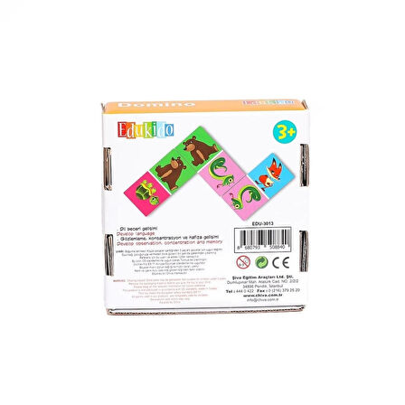 CEYLAN ADAM  EDU-3013 Hayvanlar Domino -Chiva