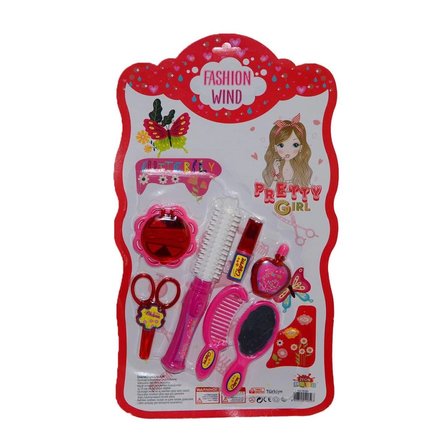 Mey İthalat® ZN-0597 Makyaj ve Kuaför Seti -Zeon