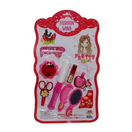 Mey İthalat® ZN-0597 Makyaj ve Kuaför Seti -Zeon