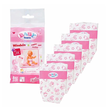 CEYLAN ADAM  826508 Baby Born 5li Bebek Bezi (Oyuncak bebek için)