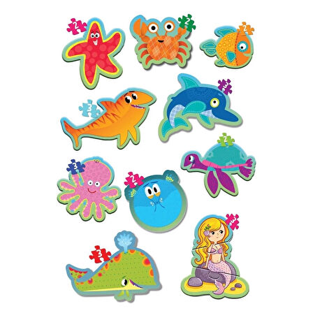 CEYLAN ADAM Nessiworld 1710 BABY PUZZLE BENİM İLK PUZZLEM DENİZ CANLILARI