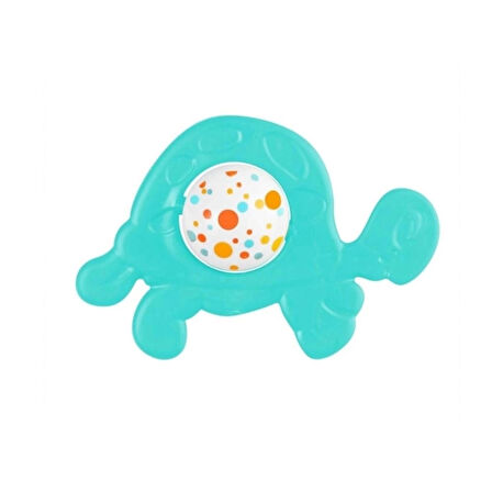 CEYLAN ADAM Nessiworld   30862 Let's be Child - Sevimli Kaplumbağa Diş Kaşıyıcı Çıngırak