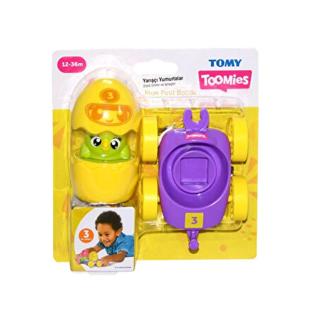 CEYLAN ADAM Nessiworld 73088 Tomy - Yarışcı Yumurtalar 12-36 ay