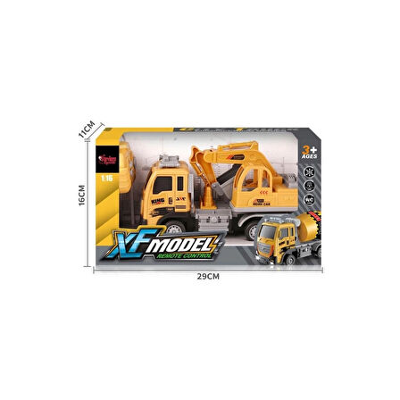 CEYLAN ADAM  XF-789-110A-1A-3A-4A Kumandalı Şarjlı İş Makinesi -Vardem