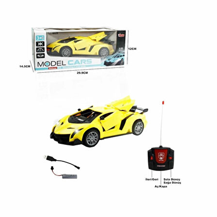 CEYLAN ADAM  XFG-789-104C Kumandalı Şarjlı 1:18 Kapı ve Bagaj -Vardem