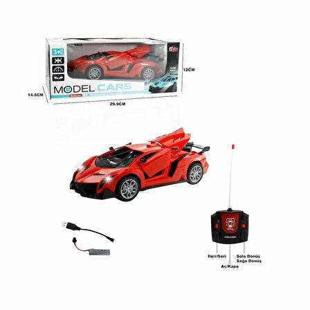 CEYLAN ADAM  XFG-789-104C Kumandalı Şarjlı 1:18 Kapı ve Bagaj -Vardem