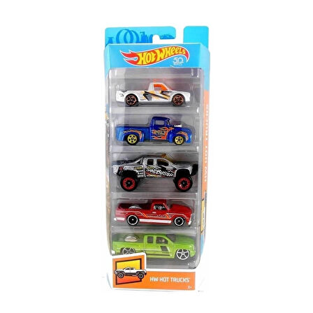 CEYLAN ADAM   Hot Wheels 5'li Araba Seti