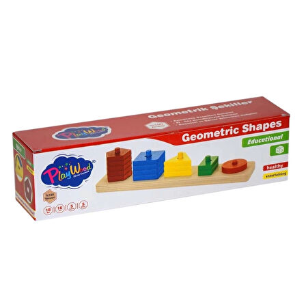 CEYLAN ADAM   Kutulu Ahşap Geometrik Şekiller