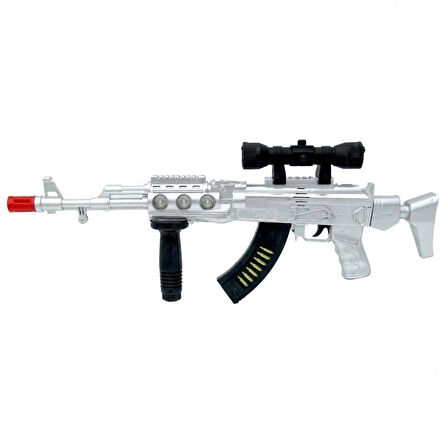 CEYLAN ADAM   AK-47 Gun Electric Işıklı Sesli Tüfek