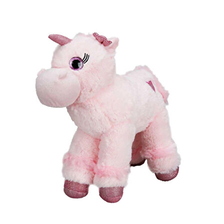 CEYLAN ADAM   Unicorn Renkli Peluş At 28 cm.