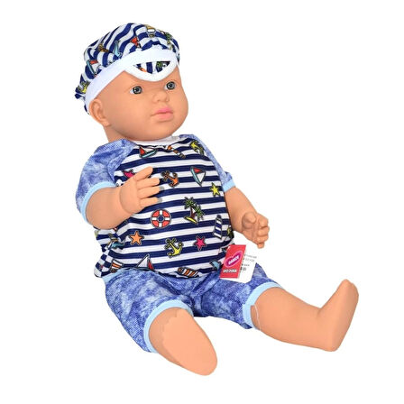 CEYLAN ADAM Nessiworld 2251 Gamze, Konuşan Aliş Erkek Kel Bebek 55 cm