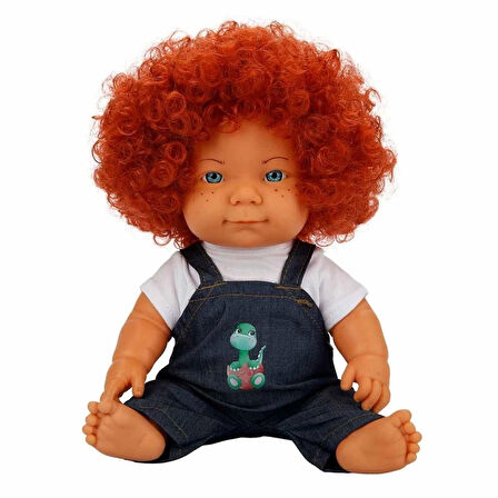 CEYLAN ADAM   Kıvırcık Saçlı Curly Bebek 35 cm