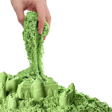 CEYLAN ADAM Nessiworld 03687 AKSESUARLI YEŞİL KİNETİK OYUN KUMU 500 GR