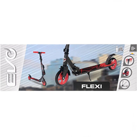 CEYLAN ADAM   Evo Flexi 2 Tekerlekli Scooter Kırmızı