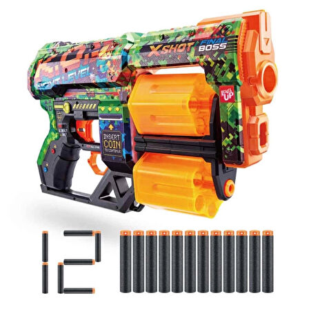 CEYLAN ADAM   X-Shot Excel Skins Dread Blaster 12 Dartlı