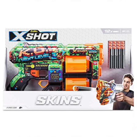 CEYLAN ADAM   X-Shot Excel Skins Dread Blaster 12 Dartlı