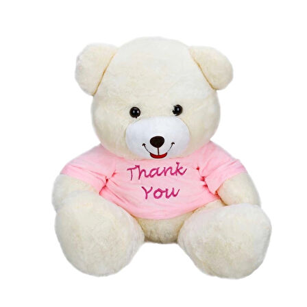 CEYLAN ADAM  T-Shirtlü Oturan Peluş Ayı 60 cm