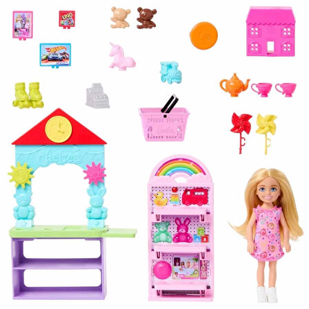 CEYLAN ADAM   Barbie Chelsea Oyuncak Dükkanı Oyun Seti HNY59
