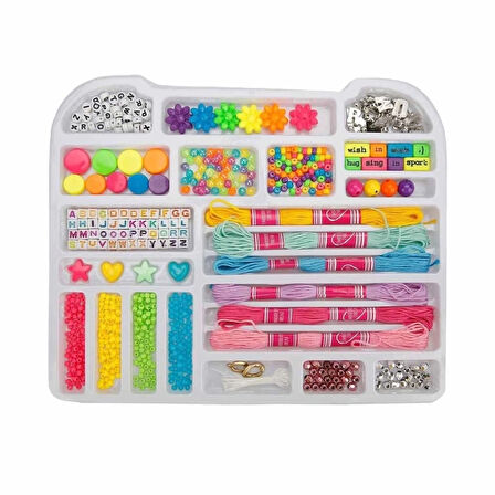 CEYLAN ADAM   3319 Mesajlı Boncuklar Takı Tasarım Seti -Sunman