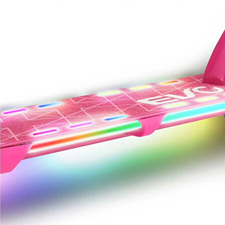 CEYLAN ADAM  Evo 2 Tekerlekli Flash Işıklı Pembe Scooter