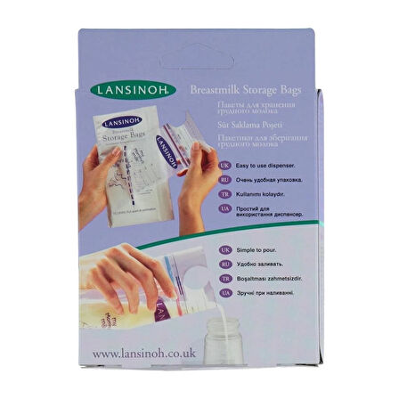 CEYLAN ADAM     Anne Sütü Saklama Poşeti 25 Adet