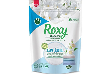CEYLAN ADAM   Roxy Bio Clean Doğal Matik Toz Sabun Bahar Çiçekleri 1600 Gr