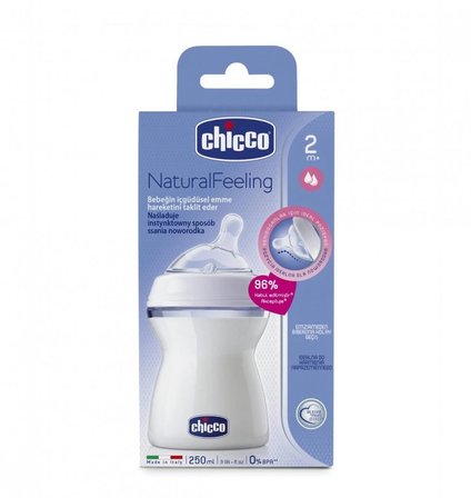 Mey İthalat®   NaturalFeeling PP Biberon 2 Ay+ 250 ml