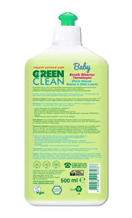 CEYLAN ADAM   Green Clean Baby Bitkisel Emzik Biberon Temizleyici 500 ml