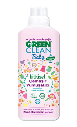 CEYLAN ADAM   Green Clean Baby Bitkisel Çamaşır Yumuşatıcı 1000 ml