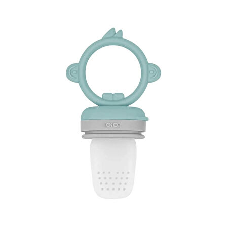 CEYLAN ADAM    Silikon Püre Meyve Sebze Emziği Aqua Green / Powder Grey