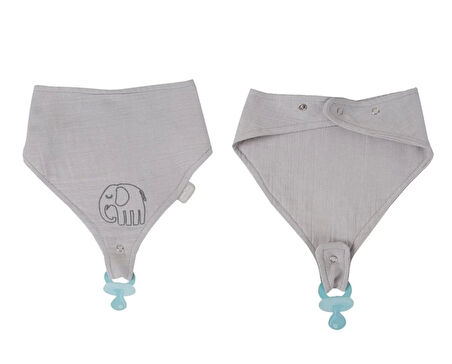 CEYLAN ADAM     Emzik Askılı Müslin Önlük 837 Gri