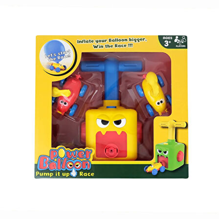 CEYLAN ADAM   Erdem Power Pompalı Balon Şişiren Fırlatıcılı Araba ER-410