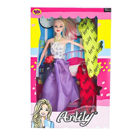 CEYLAN ADAM  Oydaş Anlily Kutuda 2 Elbiseli Bebek 2252