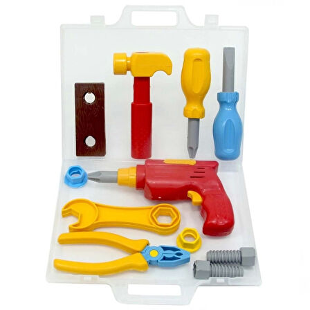 CEYLAN ADAM  Minik Usta Çantalı Baretli Tamir Seti