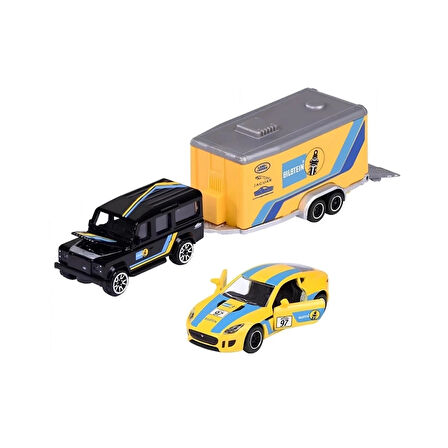 CEYLAN ADAM   Majorette Car Trailer Ford