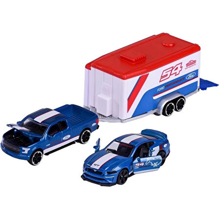 CEYLAN ADAM   Majorette Car Trailer Ford