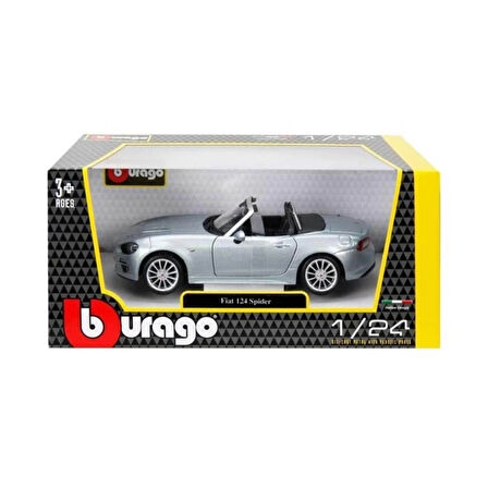 CEYLAN ADAM   21083 Burago 1:24 Fiat 124 Spider Model Araba