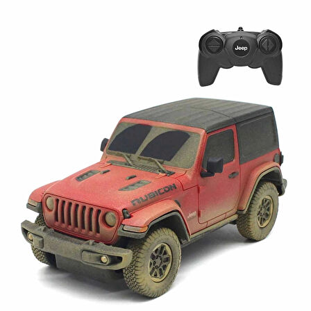 CEYLAN ADAM   1:24 Jeep Wrangler Rubicon Muddy Uzaktan Kumandalı Araba