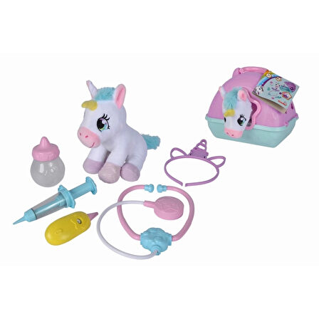 CEYLAN ADAM   Vet Case with Plush Unicorn
