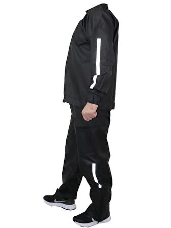 Yağmurluk Takım (Bahçıvan Tipi Askılı Pantolon Ve Mont) - Siyah